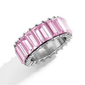 GORGEOUS FASHION COSTUME JEWELRY PINK GEM RING
